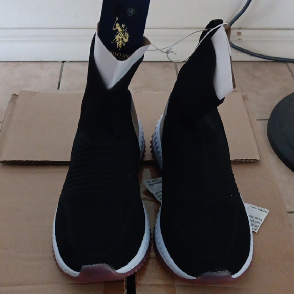 Black High-Top Women's Shoes